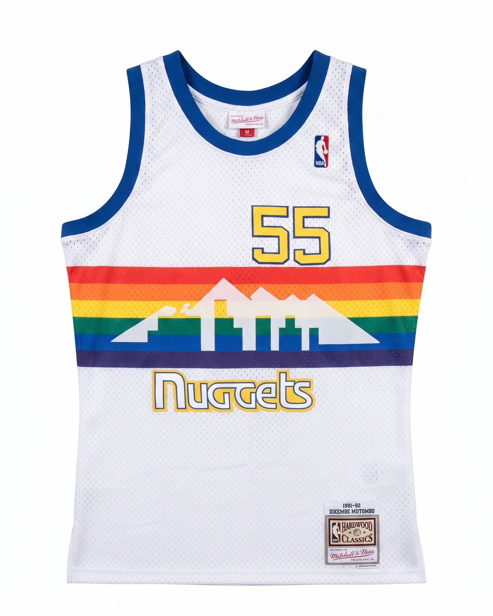 1991/92 NBA Nuggets Mitchell & Ness - Dikembe Mutombo