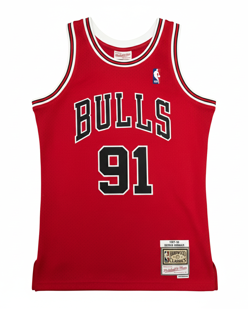 97/98 NBA Bulls Mitchell & Ness - Dennis Rodman