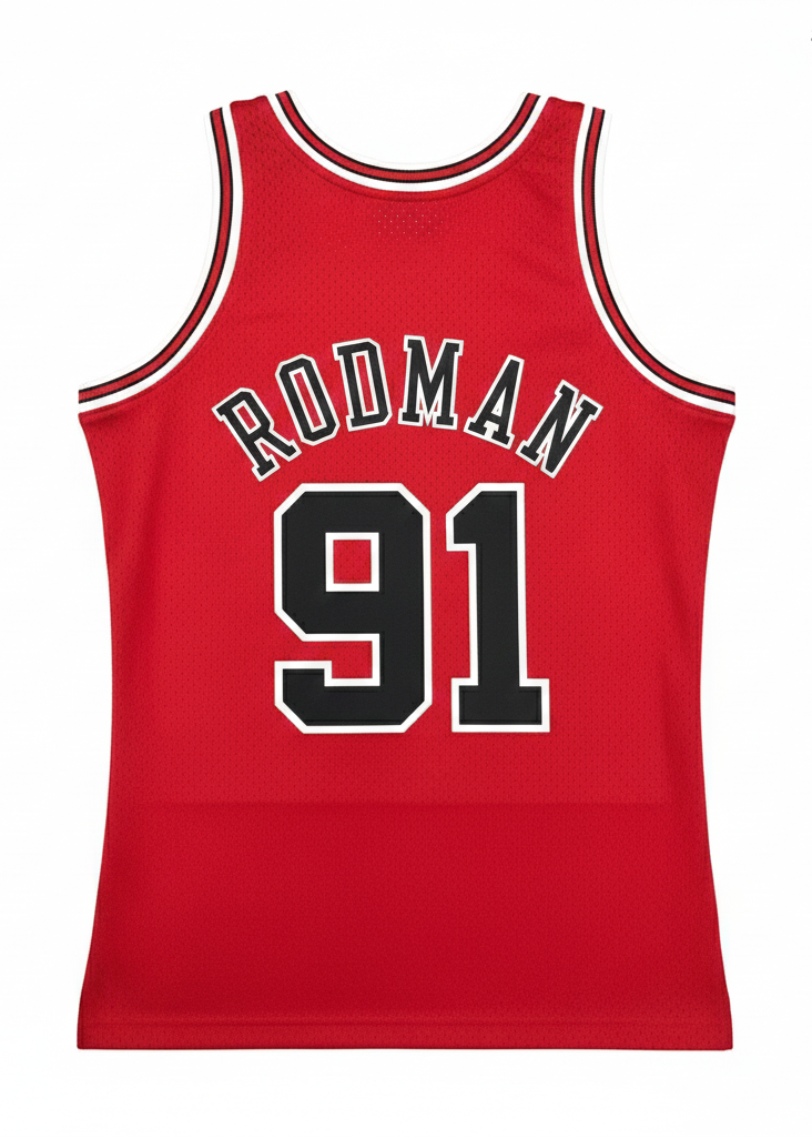 97/98 NBA Bulls Mitchell & Ness - Dennis Rodman