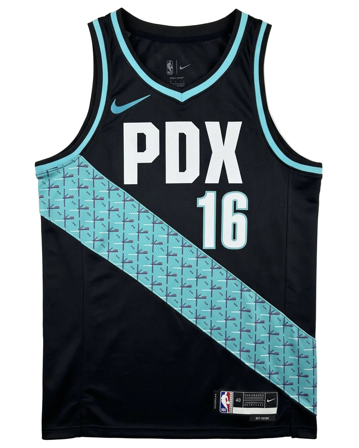 25/26 Jersey NBA Trail Blazers City Edition - Yang Hansen