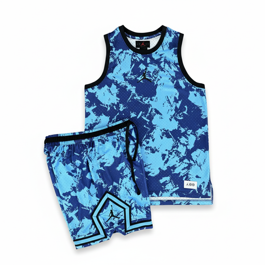 Conjunto Jordan Classic Azul – Dri-Fit Premium