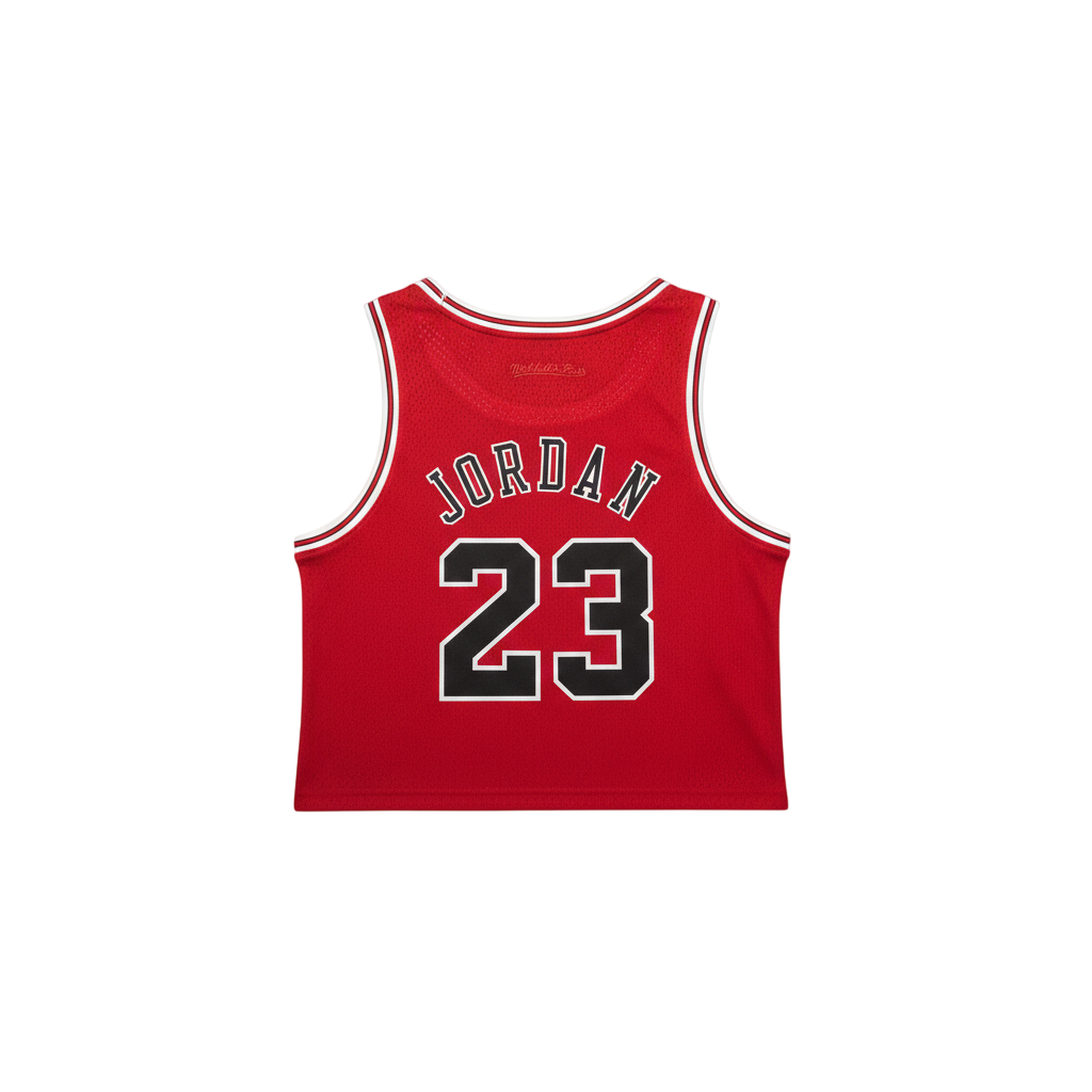 Mujeres | NBA Crop Top Chicago Bulls Mitchell & Ness - Michael Jordan