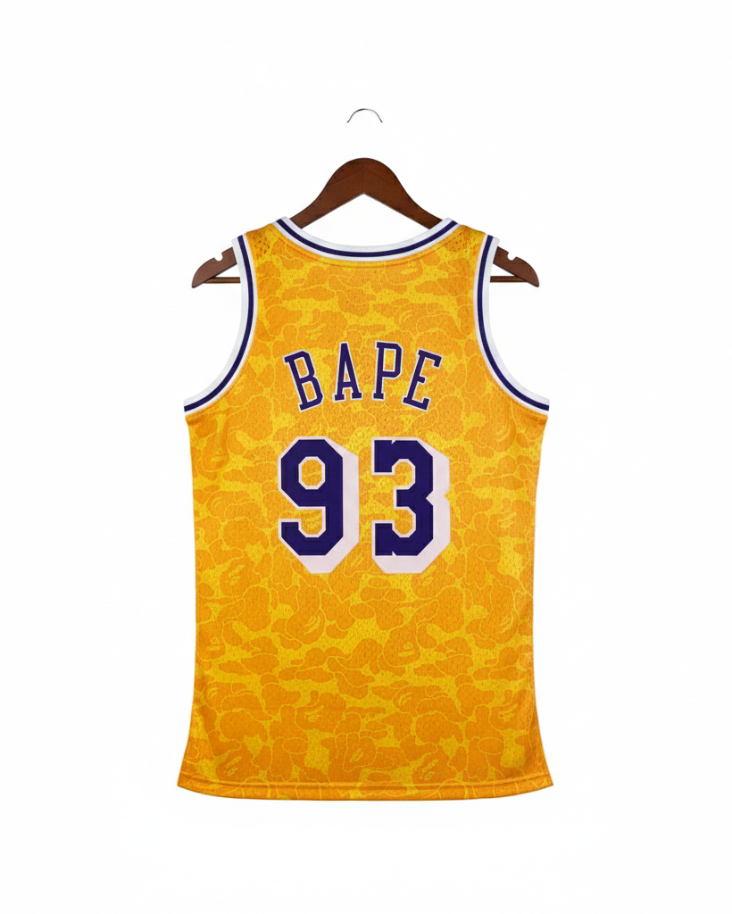 1993 NBA Lakers - Mitchell & Ness x BAPE