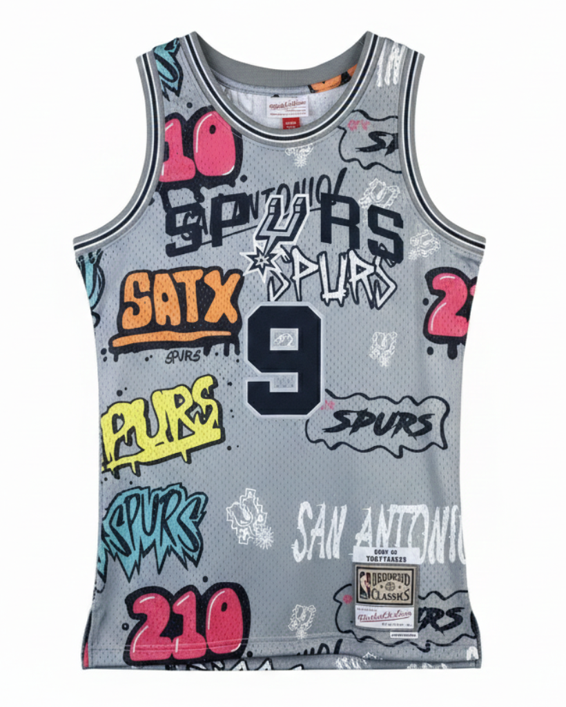 2002/03 NBA Spurs Mitchell & Ness - Tony Parker