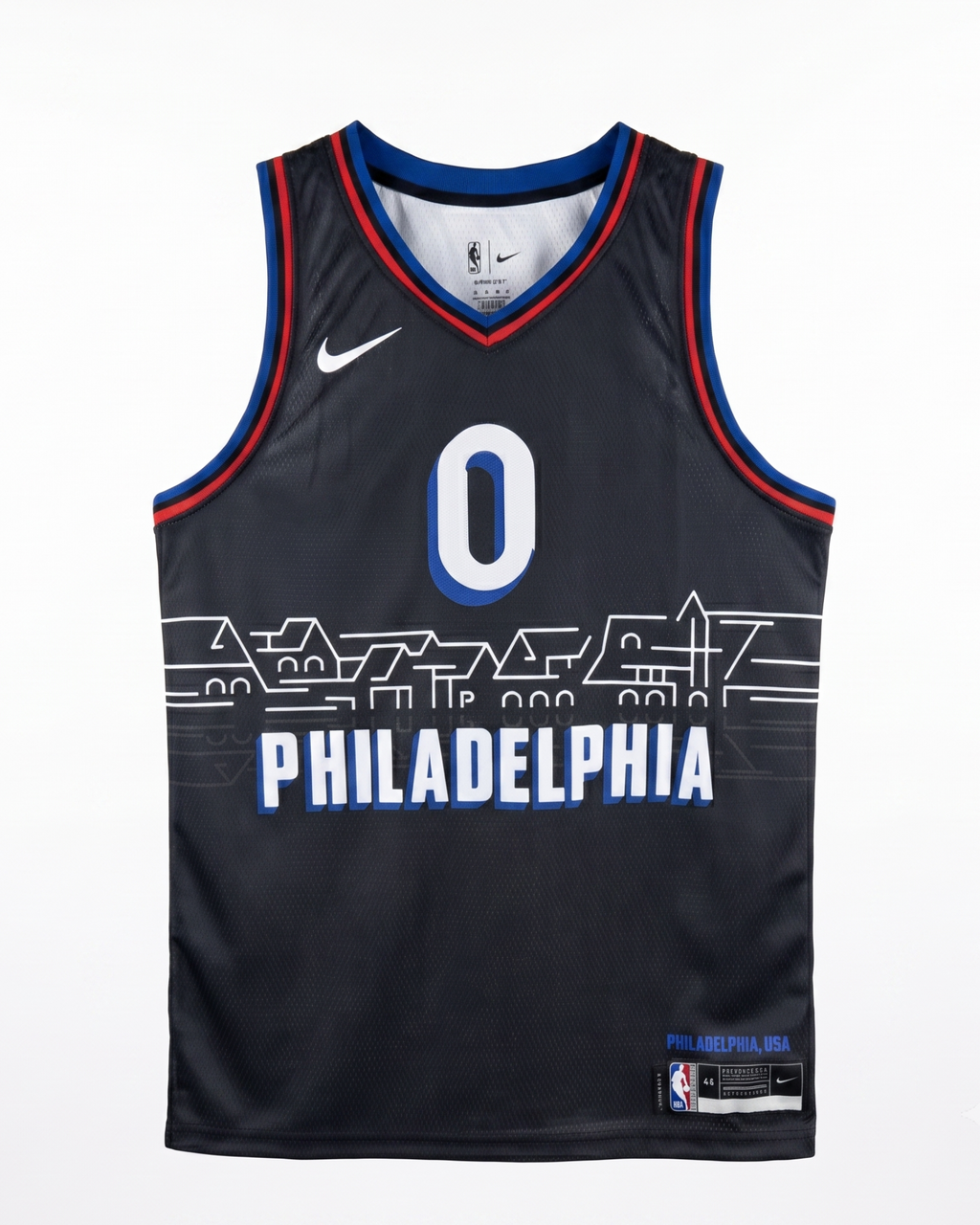 21/22 NBA 76ers City Edition - Tyrese Maxey