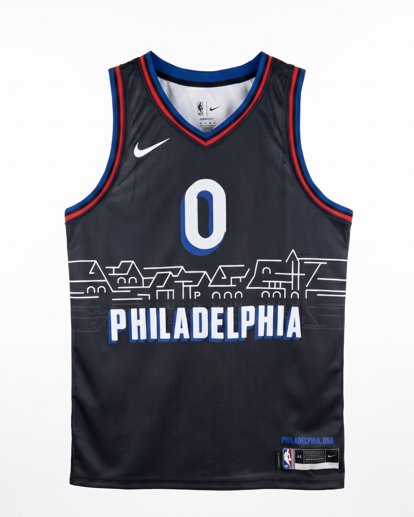 21/22 NBA 76ers City Edition - Tyrese Maxey