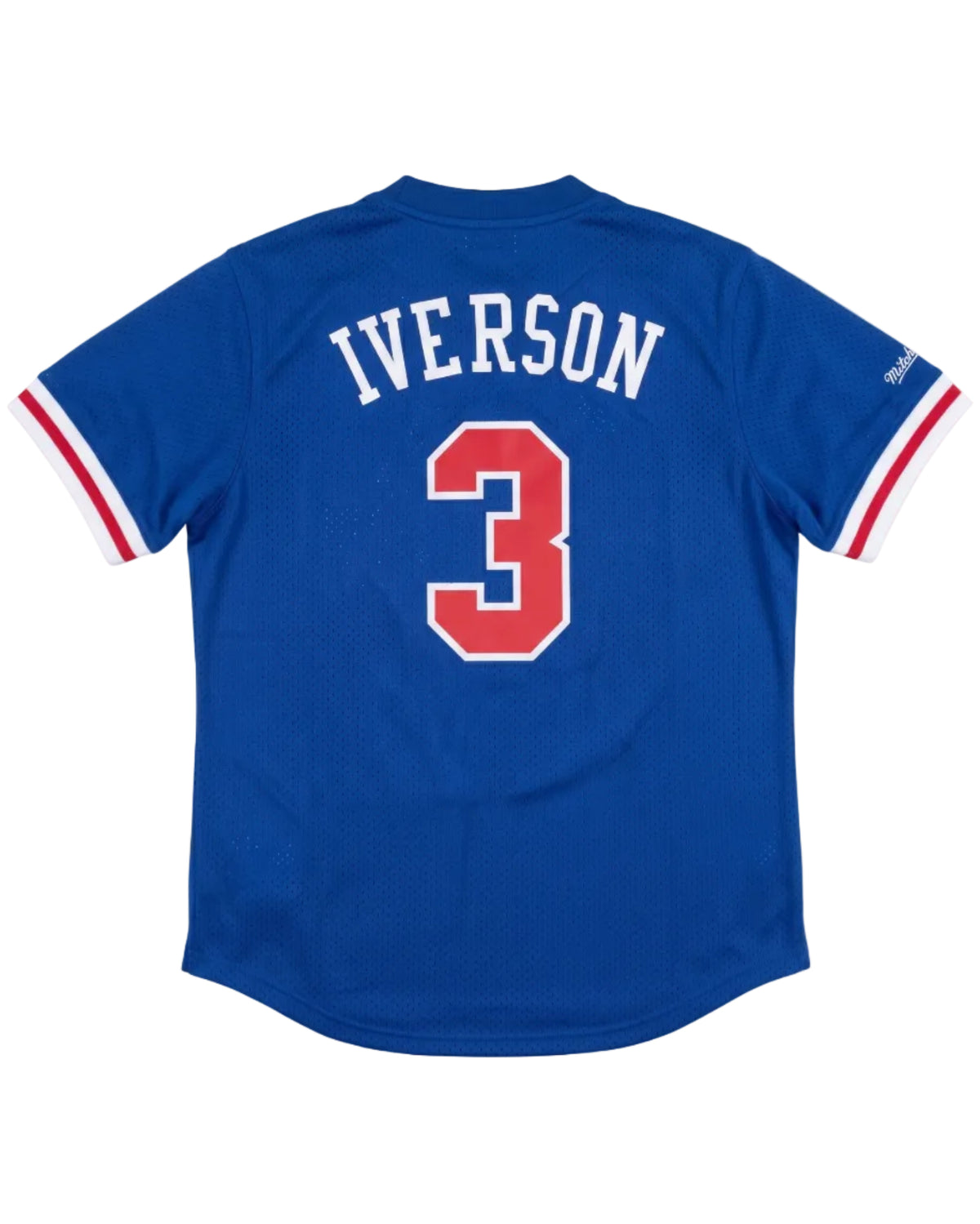 Philadelphia 76ers Mitchell & Ness Mesh Crewneck - Iverson