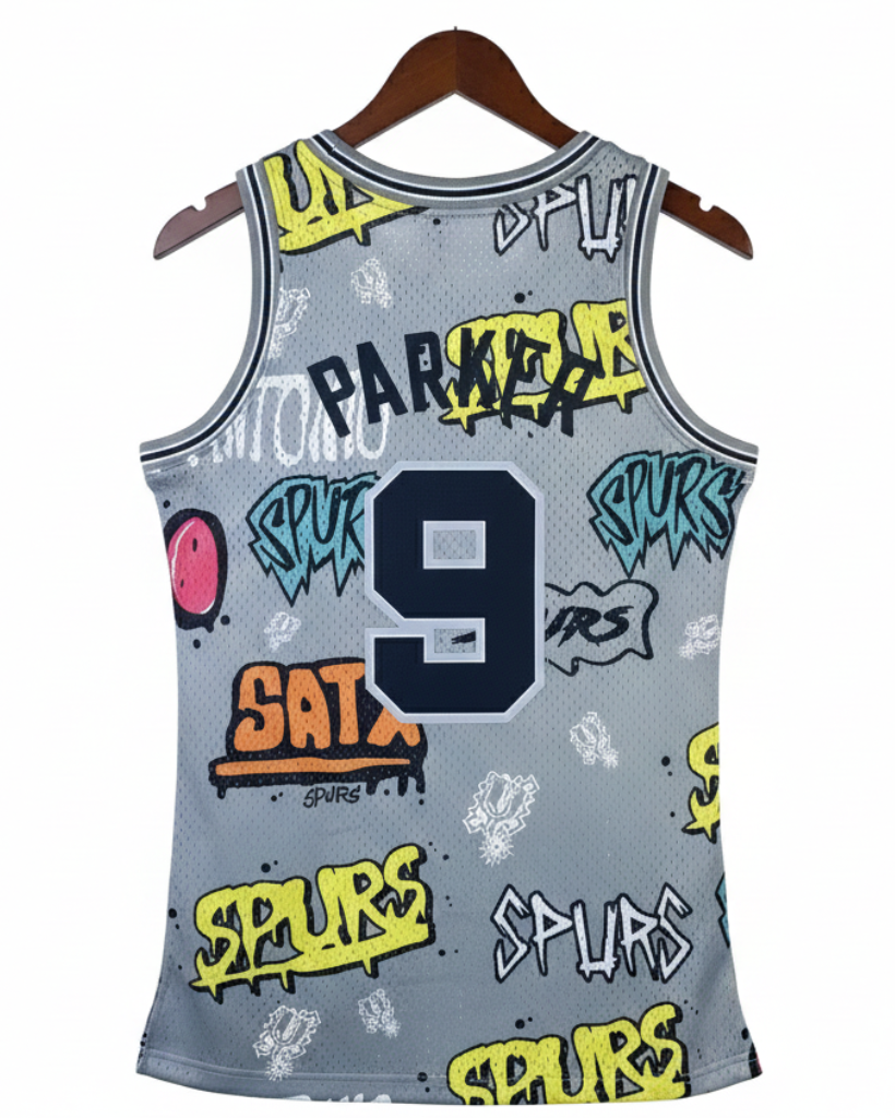 2002/03 NBA Spurs Mitchell & Ness - Tony Parker