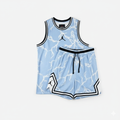 Conjunto Jordan Classic Blanco y Azul – Dri-Fit Premium