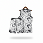 Conjunto Jordan Blanco y Negro – Dri-Fit Premium