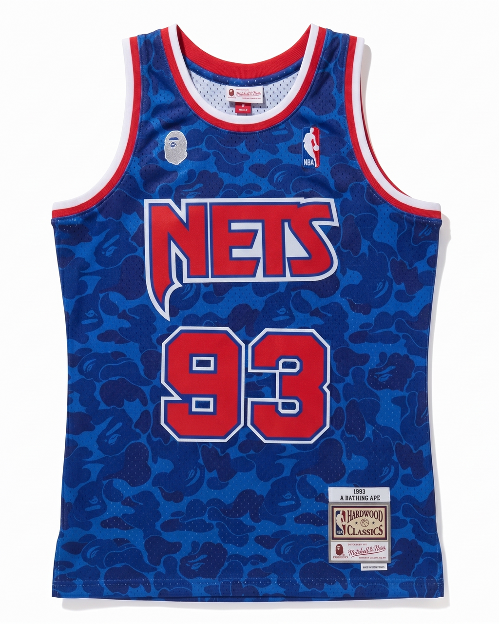1993 NBA Nets - Mitchell & Ness x BAPE