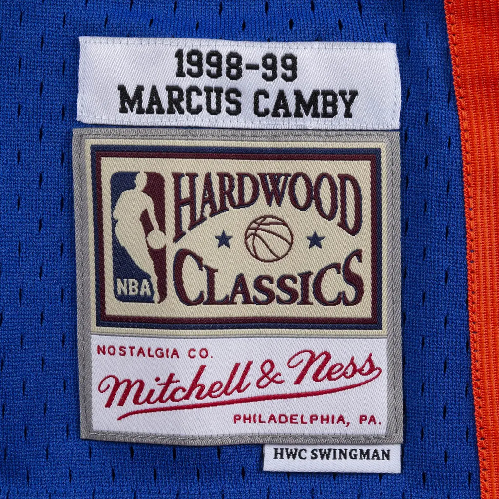 1998/99 NBA NY Knicks Mitchell & Ness - Marcus Camby