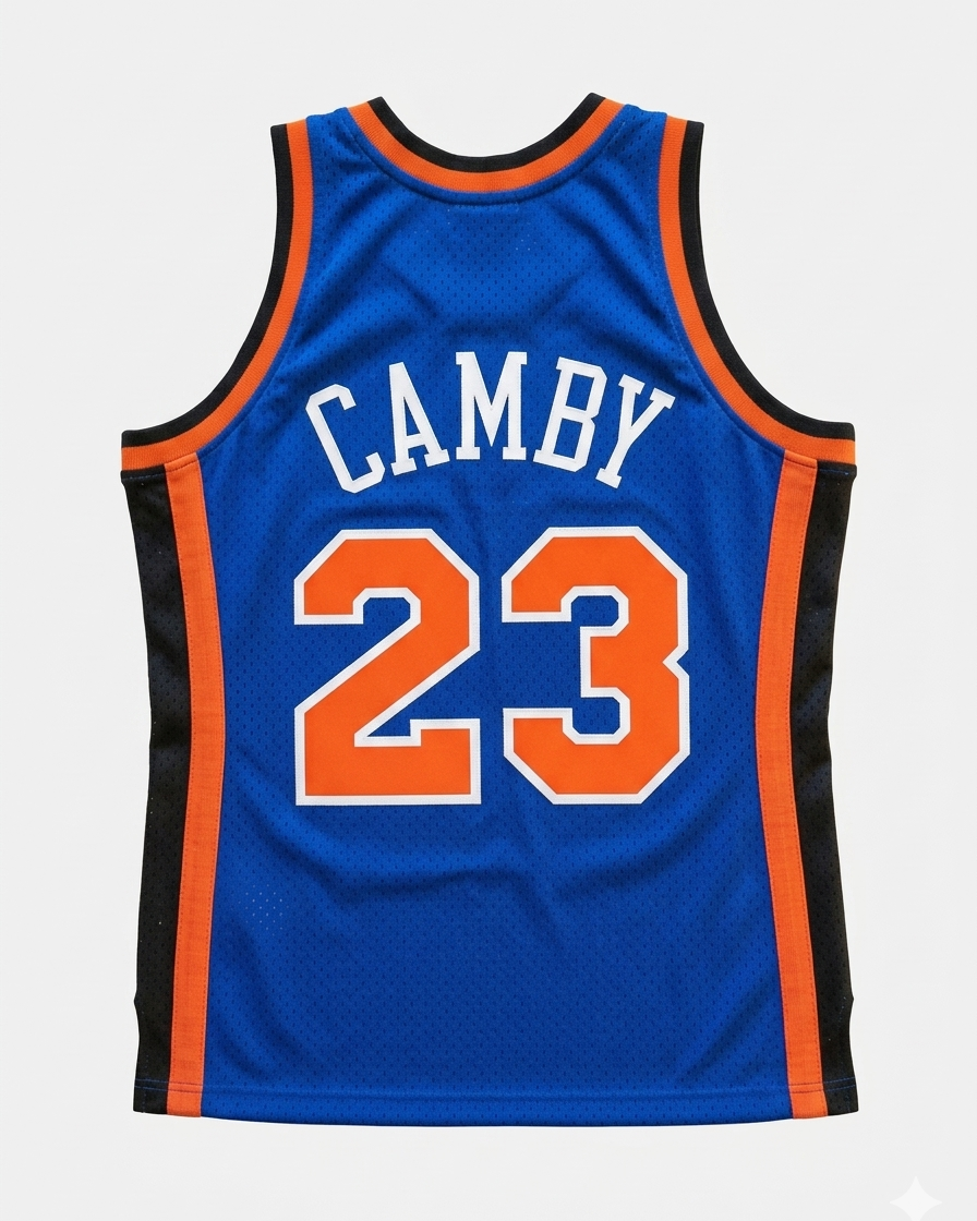 1998/99 NBA NY Knicks Mitchell & Ness - Marcus Camby