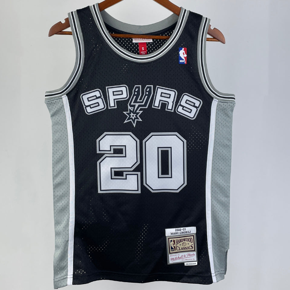 2002/03 NBA Spurs Mitchell & Ness - Manu Ginobili
