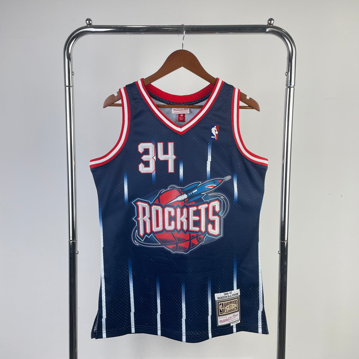 1996/97 NBA Rockets Mitchell & Ness - Hakeem Olajuwon