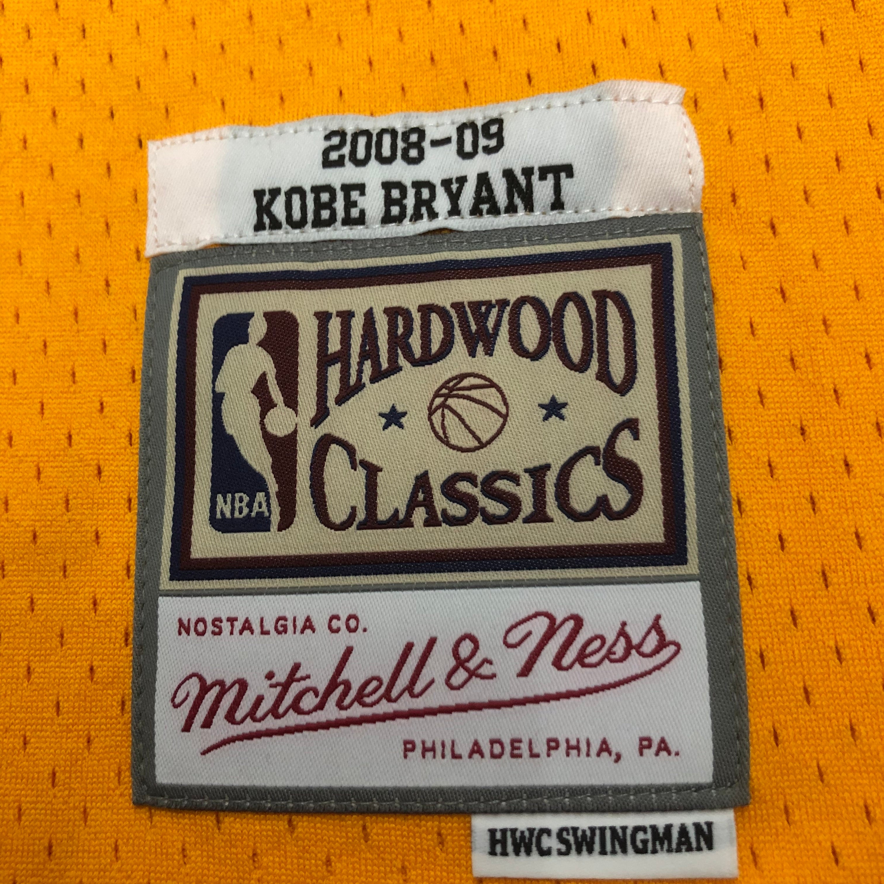 2008/09 NBA Lakers Mitchell & Ness - Kobe Bryant