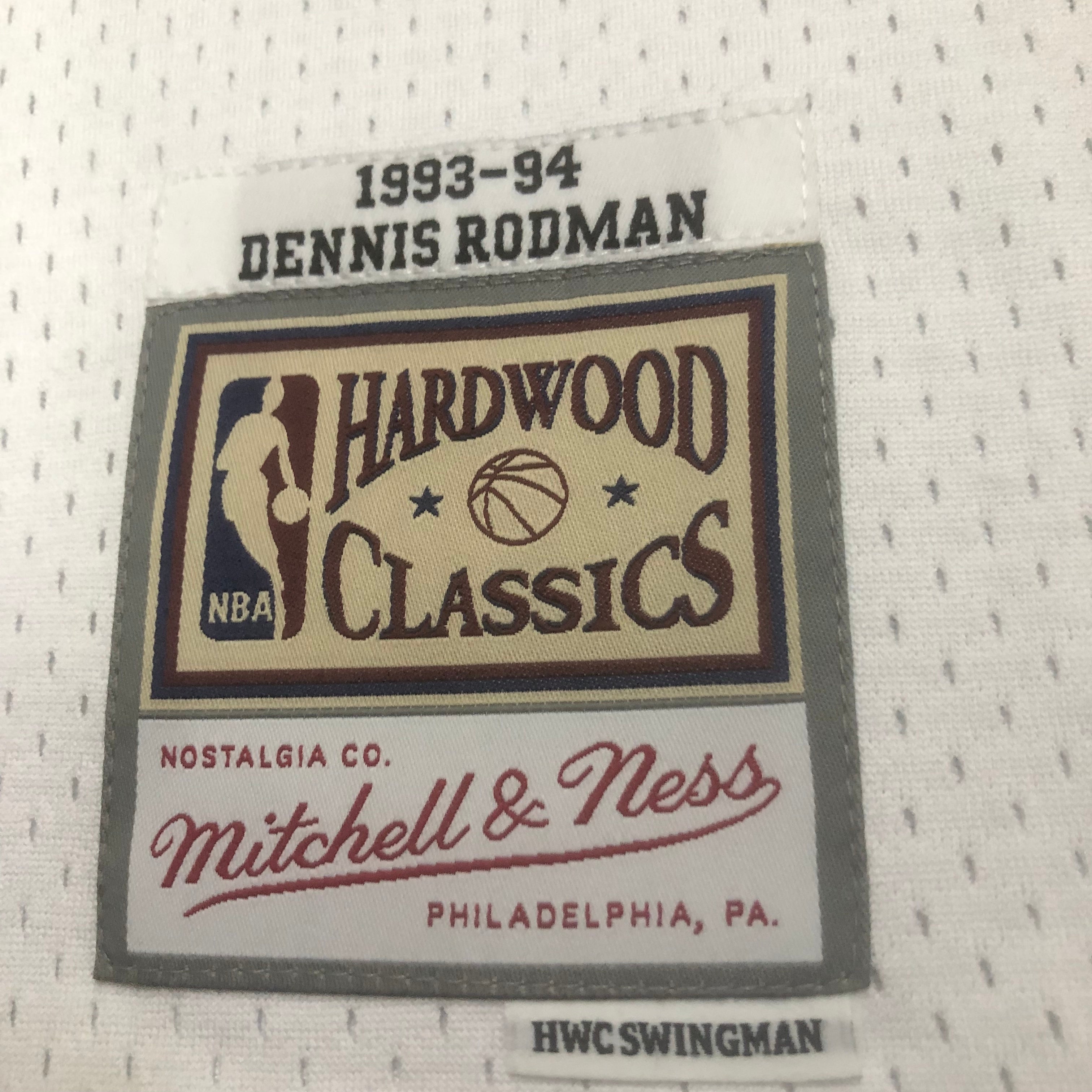 1993/94 NBA Spurs Mitchell & Ness - Dennis Rodman