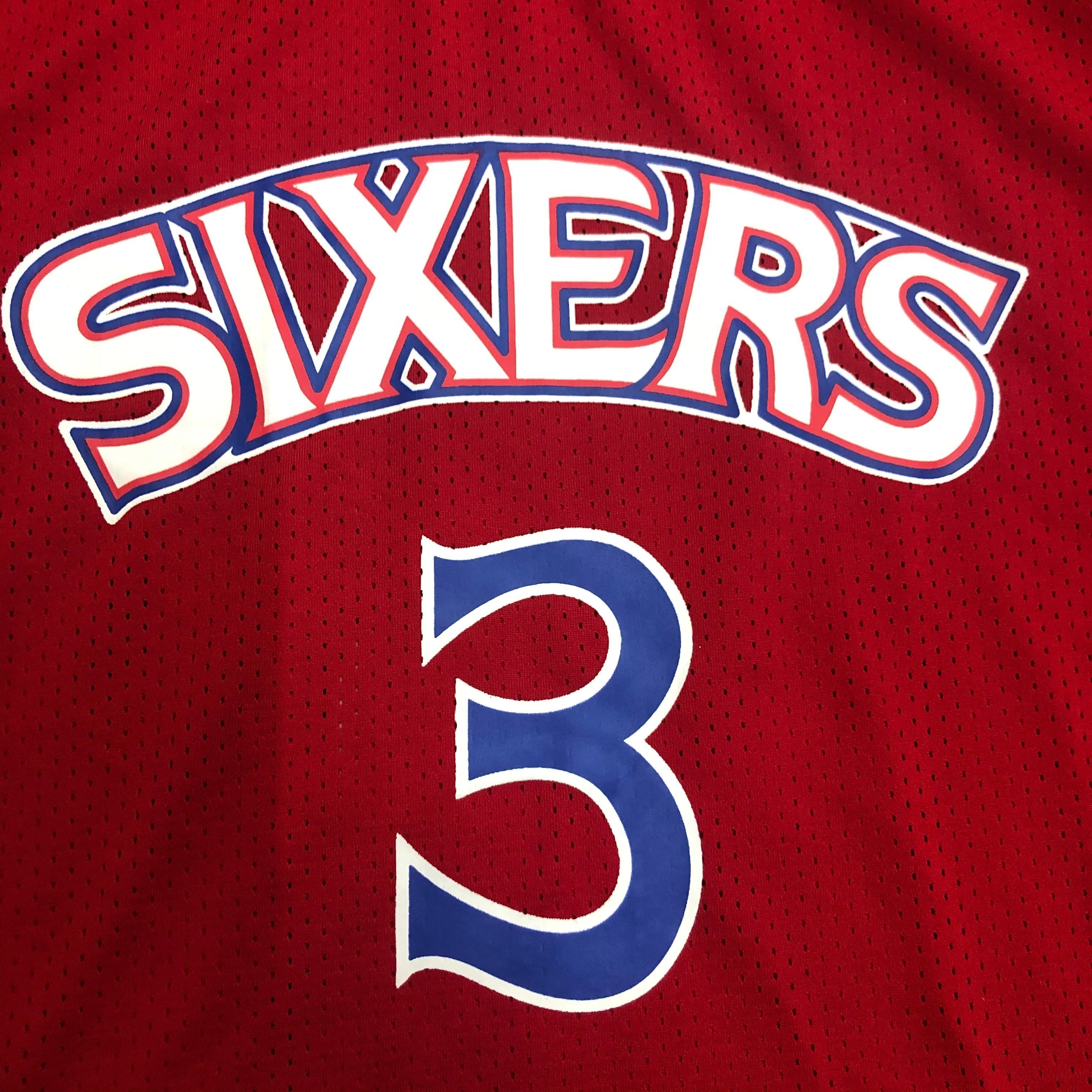 Jersey Estilo Béisbol 76ers - Iverson #3
