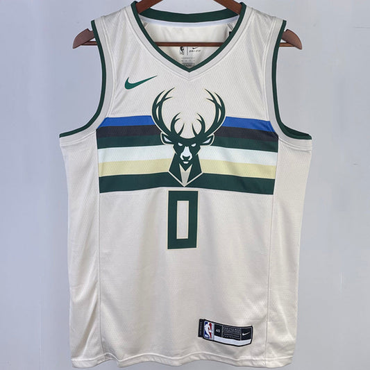 17/18 NBA Milwaukee City Edition "Cream" - Lillard