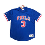 Philadelphia 76ers Mitchell & Ness Mesh Crewneck - Iverson
