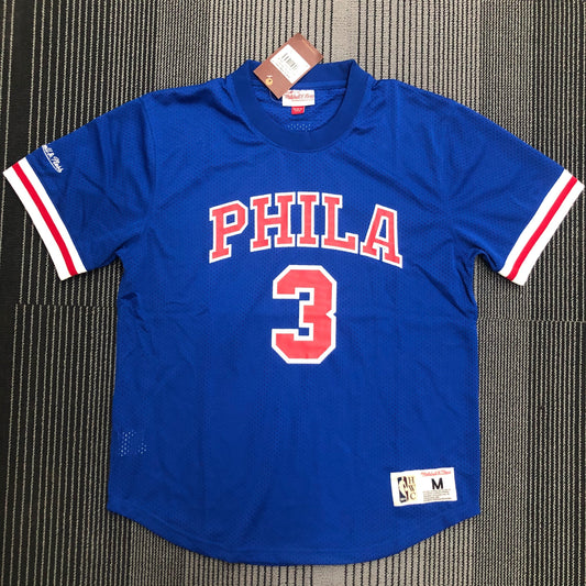 Jersey Estilo Béisbol 76ers - Iverson #3