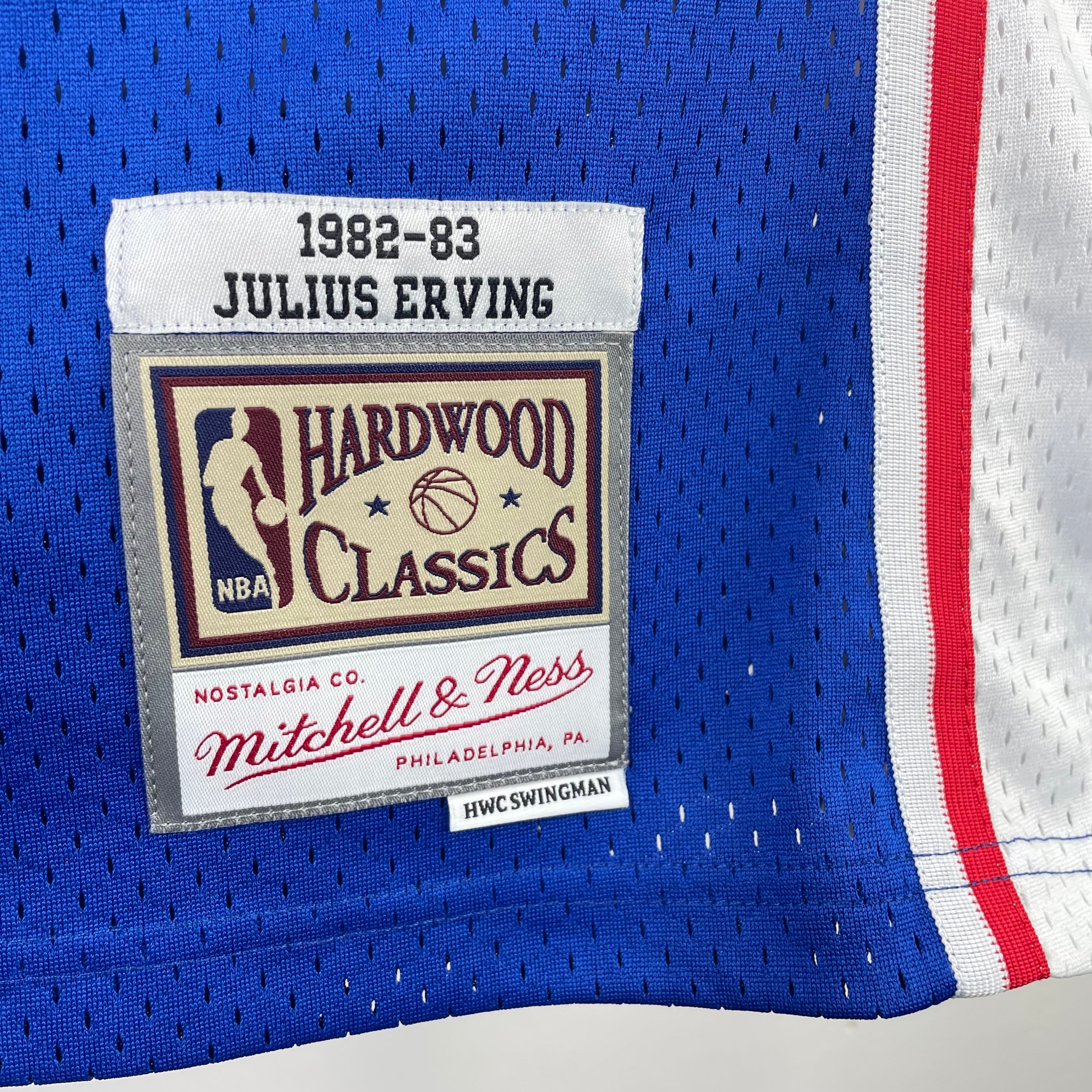 1976-77 NBA Mitchell & Ness 76ers - Julius Erving