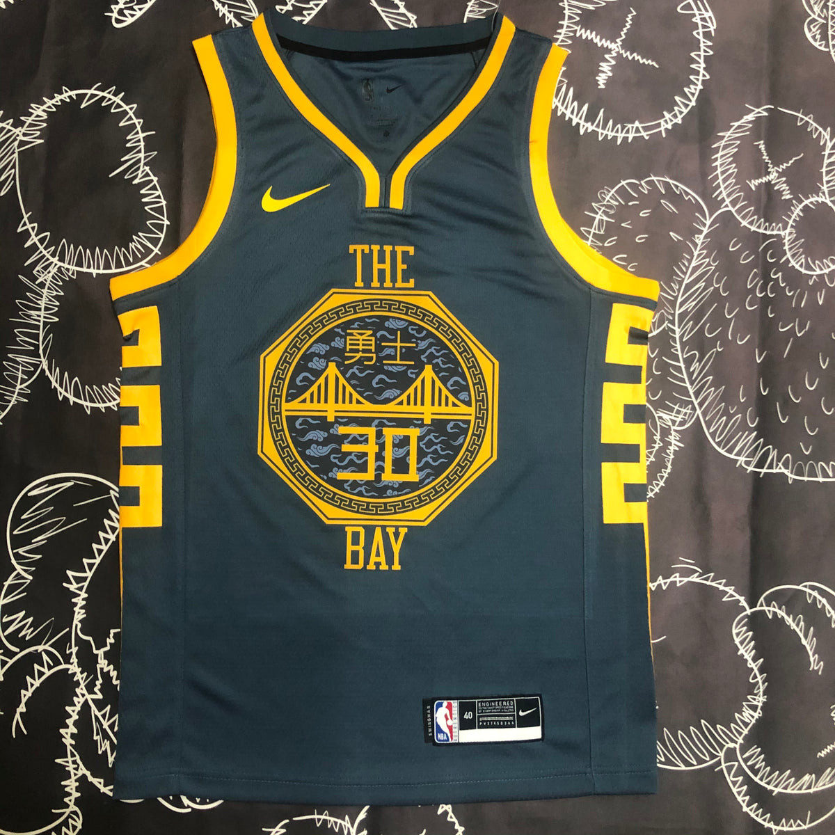 18/19 Warriors NBA - City Edition #30