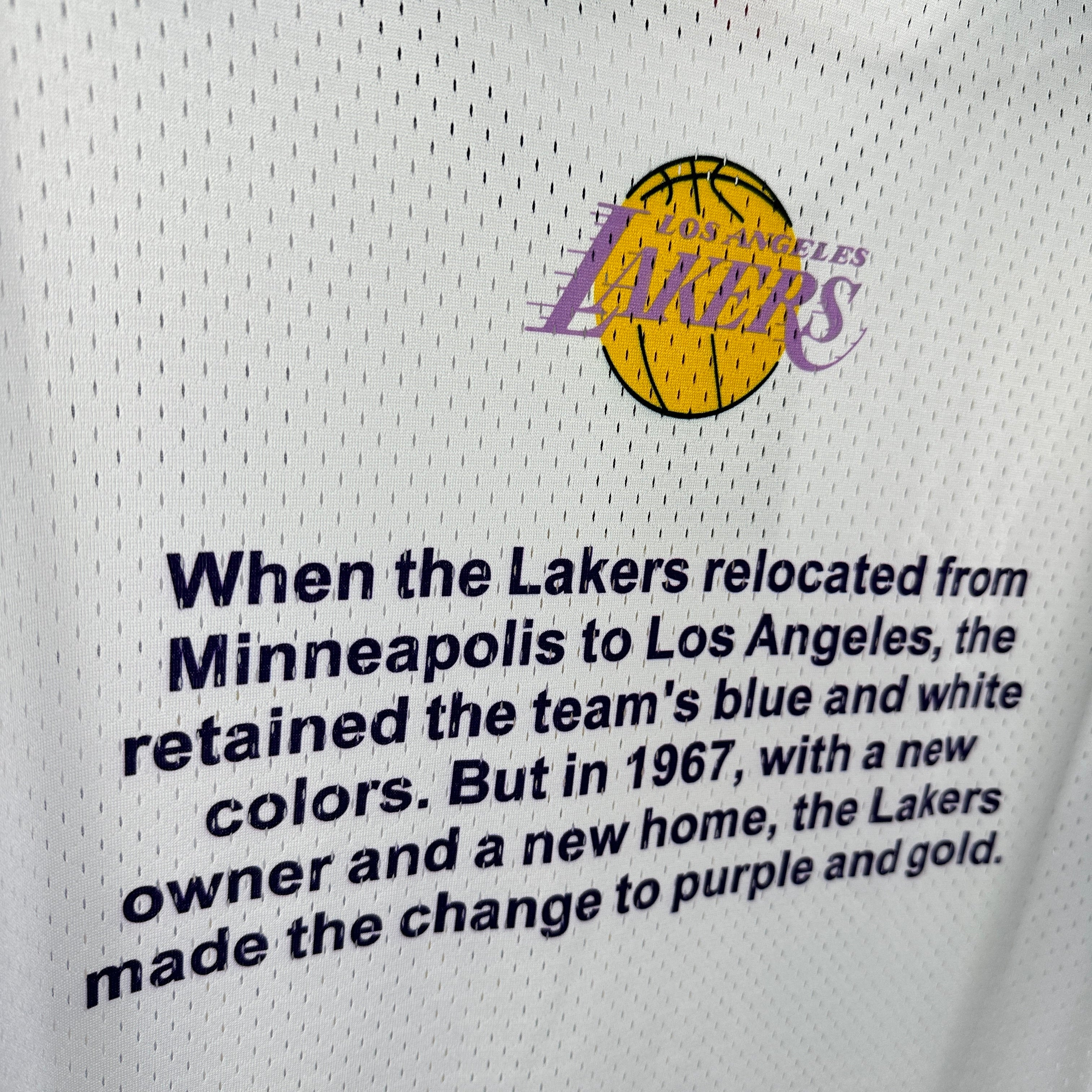 T-Shirt NBA Retro Los Angeles Lakers