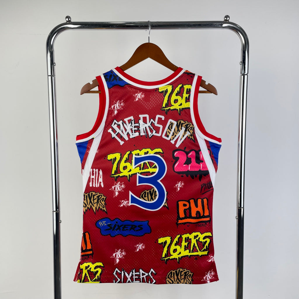 Allen Iverson - 76ers Jersey - Hardwood Classics 1996/97