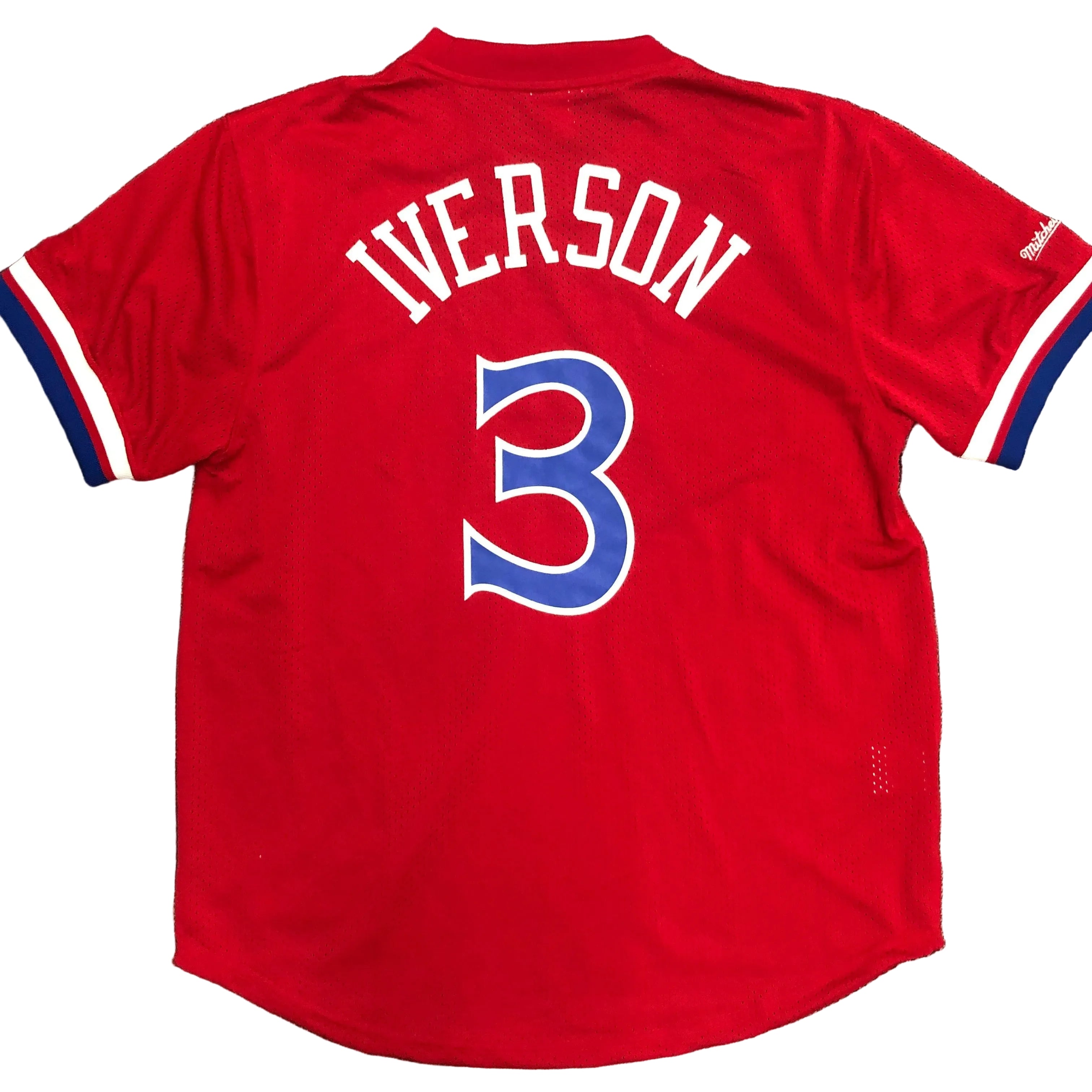Jersey Estilo Béisbol 76ers - Iverson #3