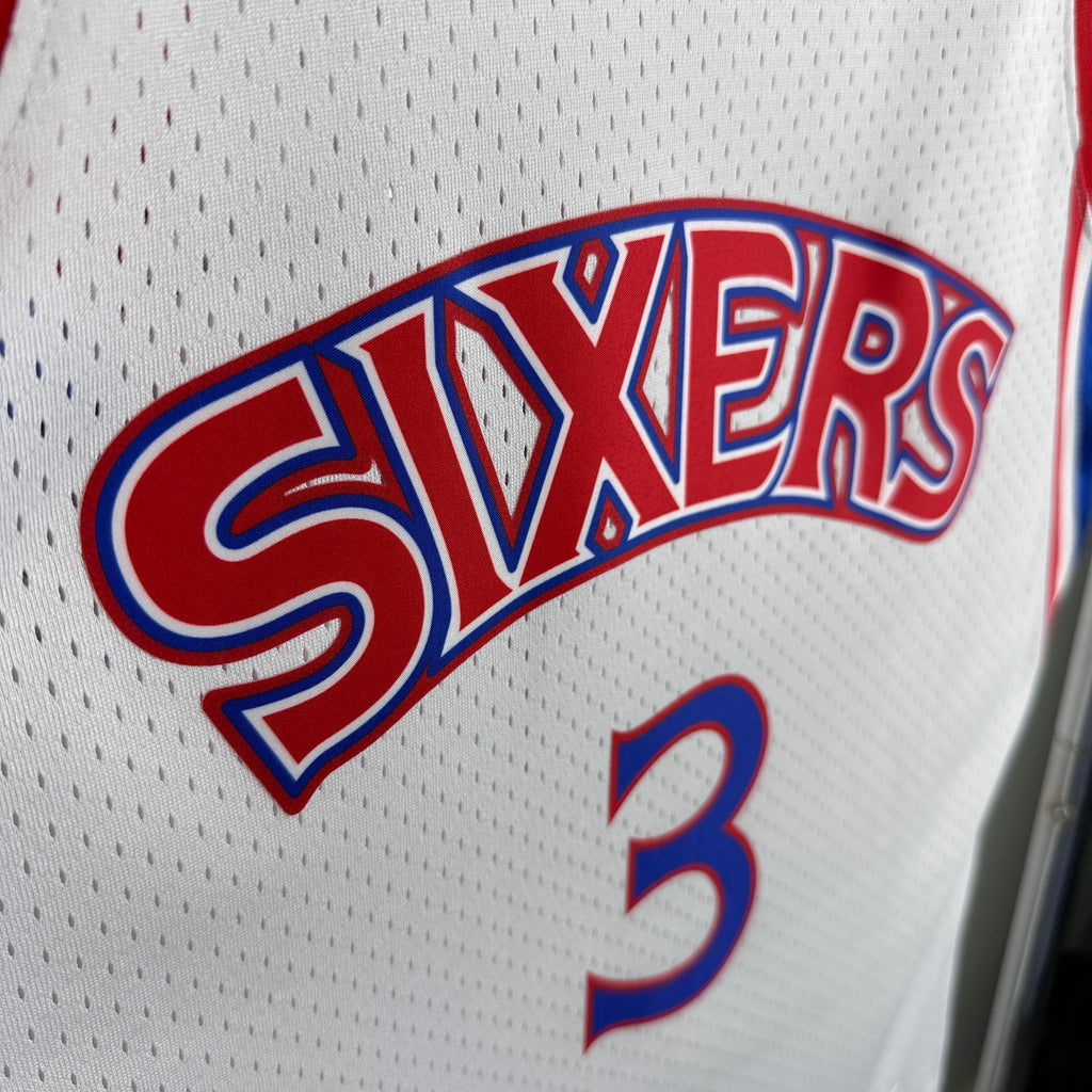 1996/97 NBA "Mitchell & Ness" 76ers Home - Allen Iverson
