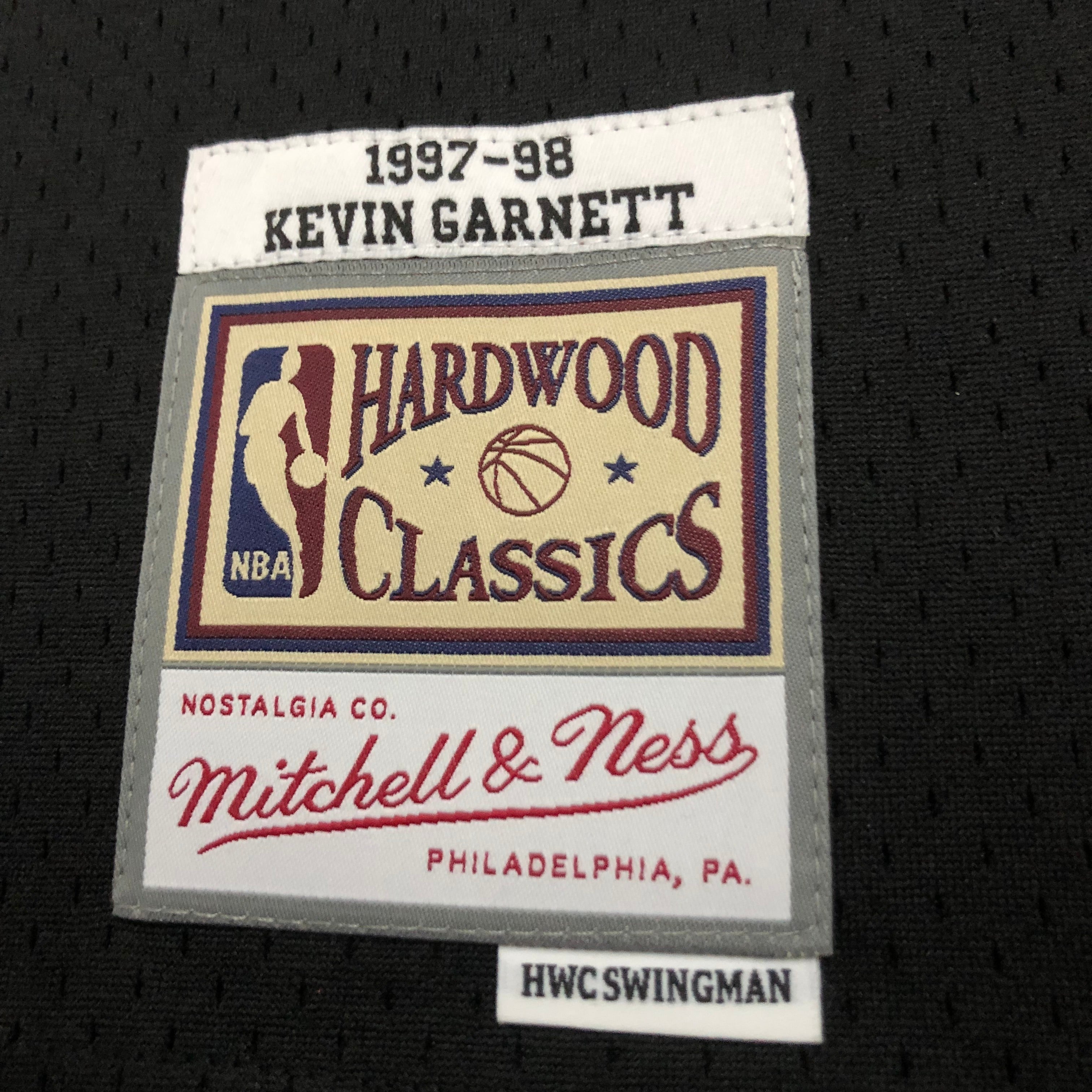 1997/98 NBA Timberwolves Mitchell & Ness - Kevin Garnett