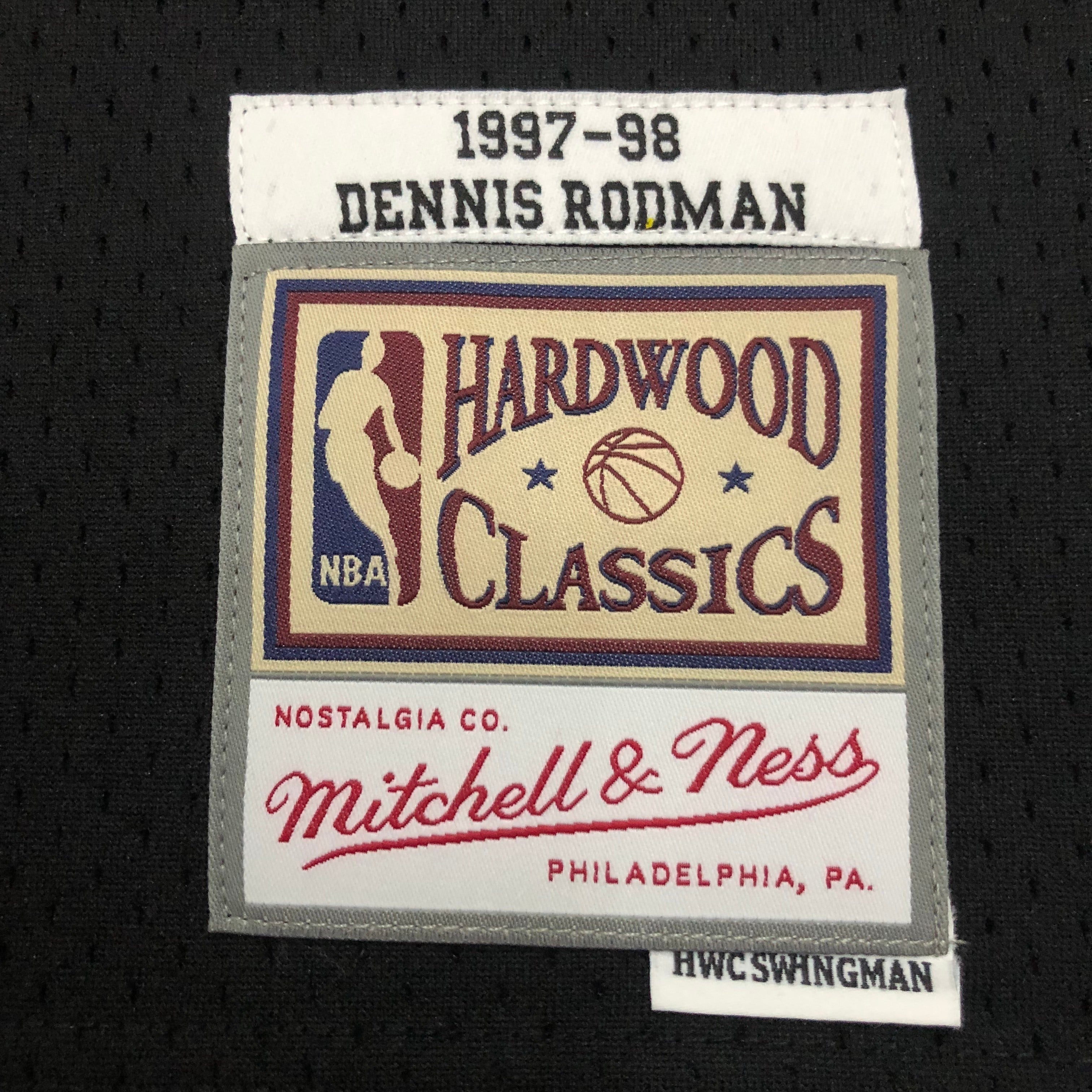 1997/98 NBA Bulls Mitchell & Ness - Dennis Rodman