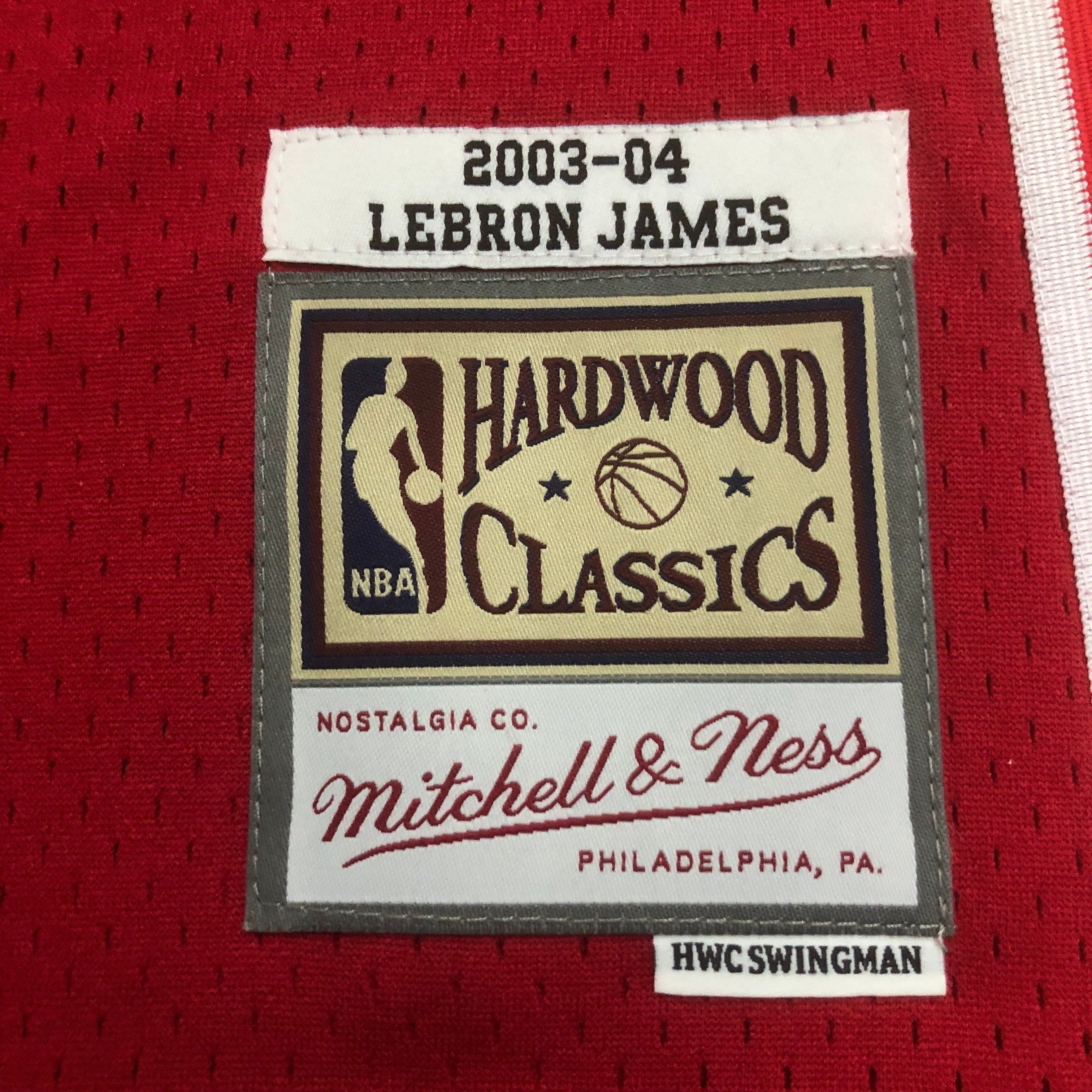 2003/04 NBA Cleveland Mitchell & Ness - Lebron James