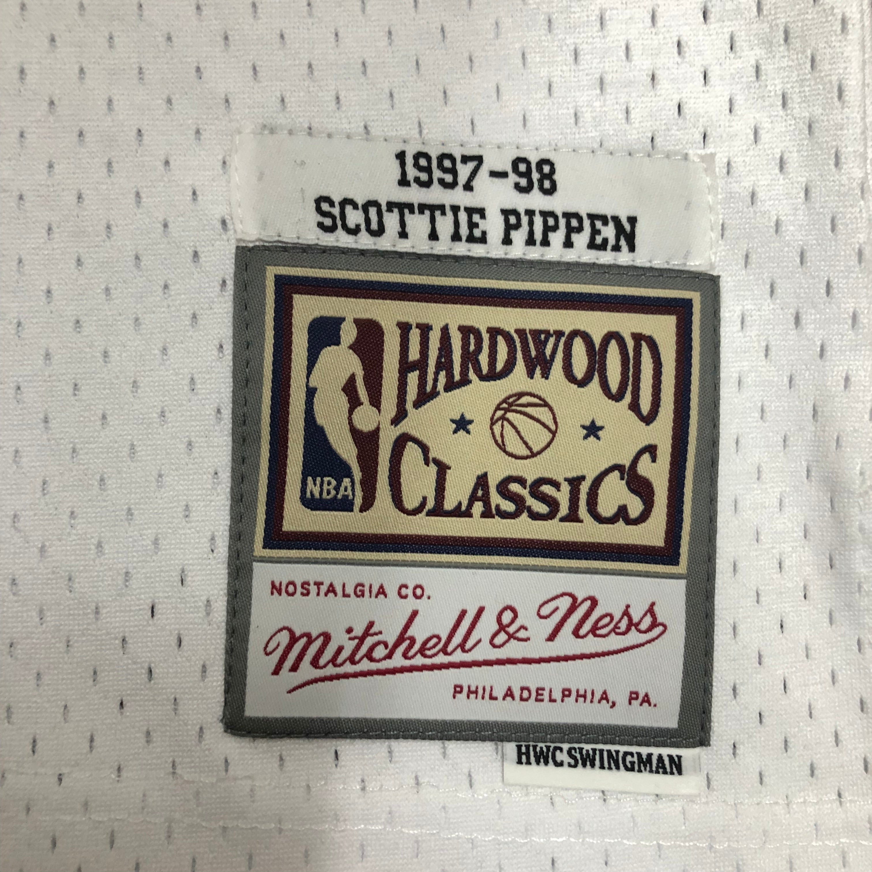 1997/98 NBA Bulls Mitchell & Ness - Scottie Pippen