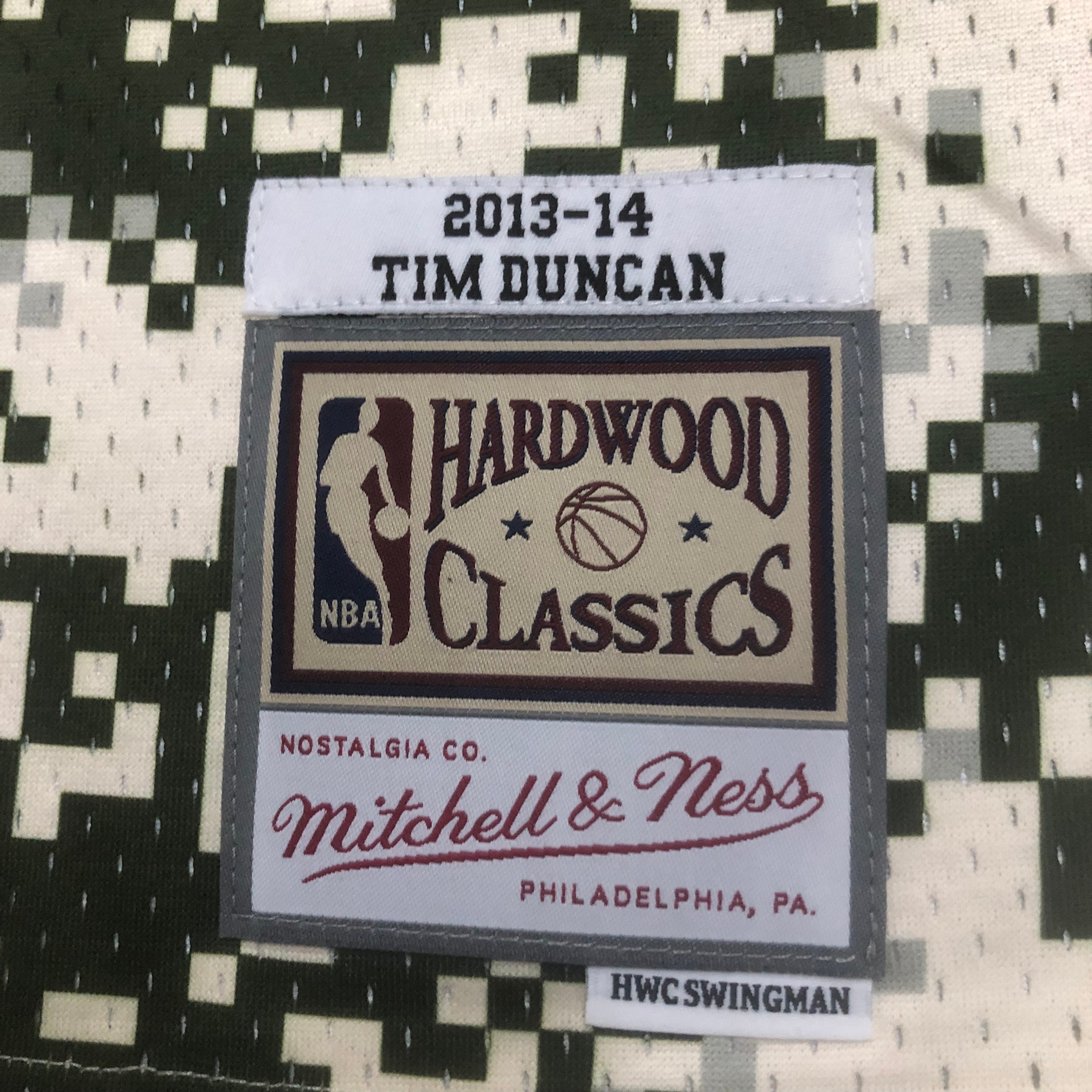 2013/14 NBA Spurs Mitchell & Ness - Tim Duncan