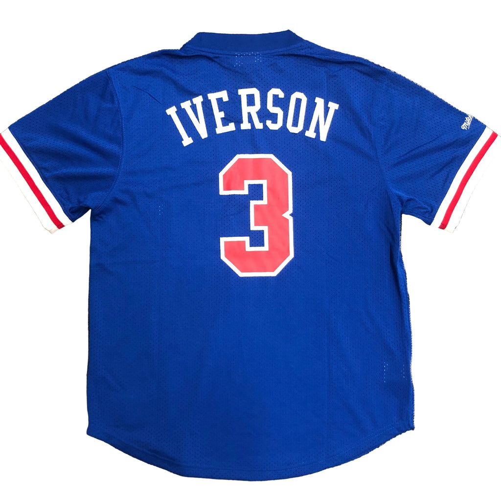 Jersey Estilo Béisbol 76ers - Iverson #3