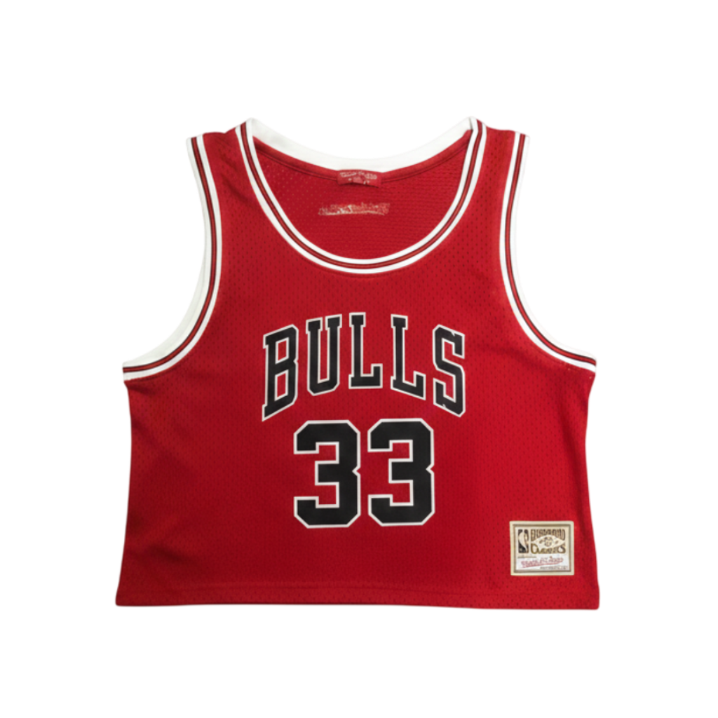 Mujeres | NBA Crop Top Chicago Bulls Mitchell & Ness - Scottie Pippen