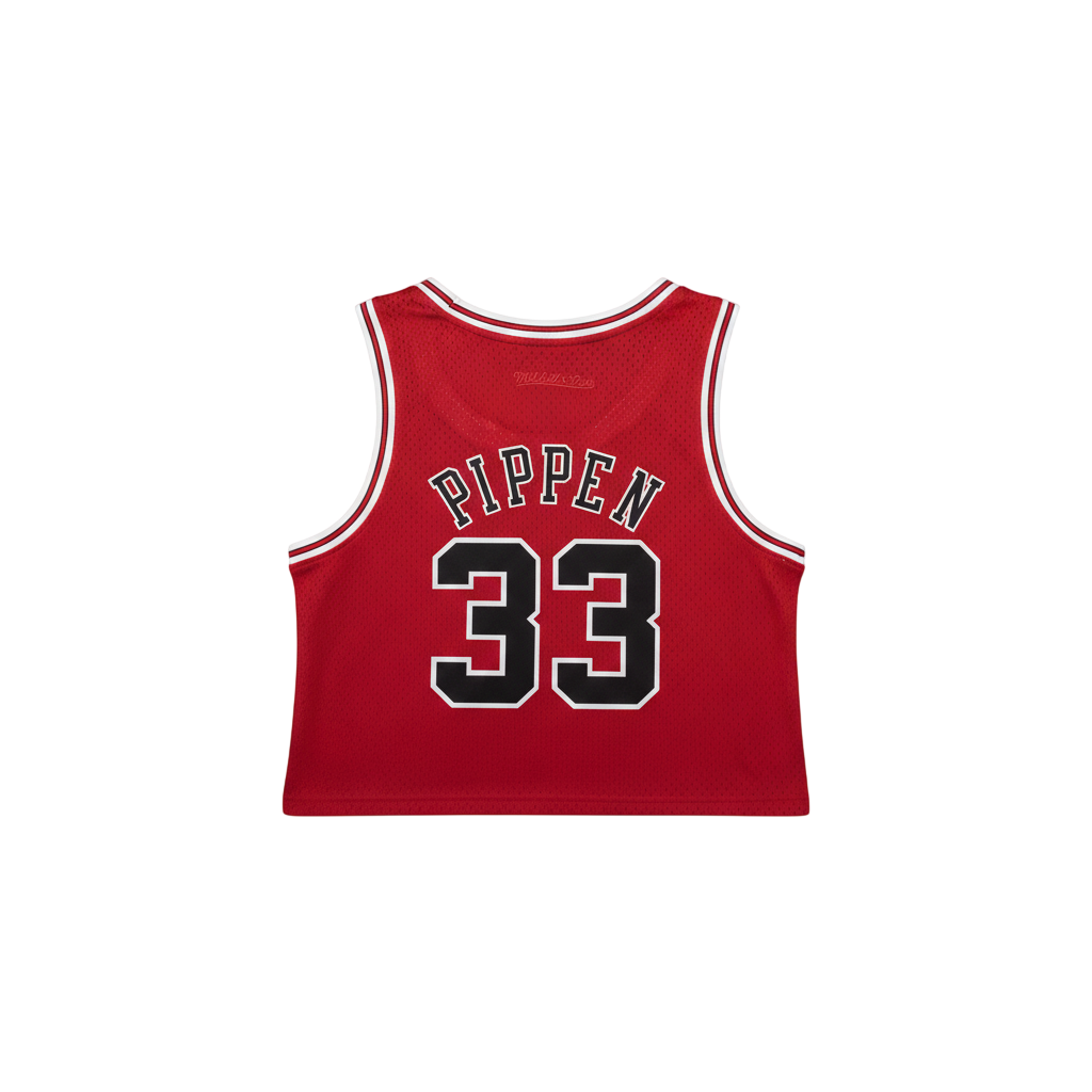 Mujeres | NBA Crop Top Chicago Bulls Mitchell & Ness - Scottie Pippen