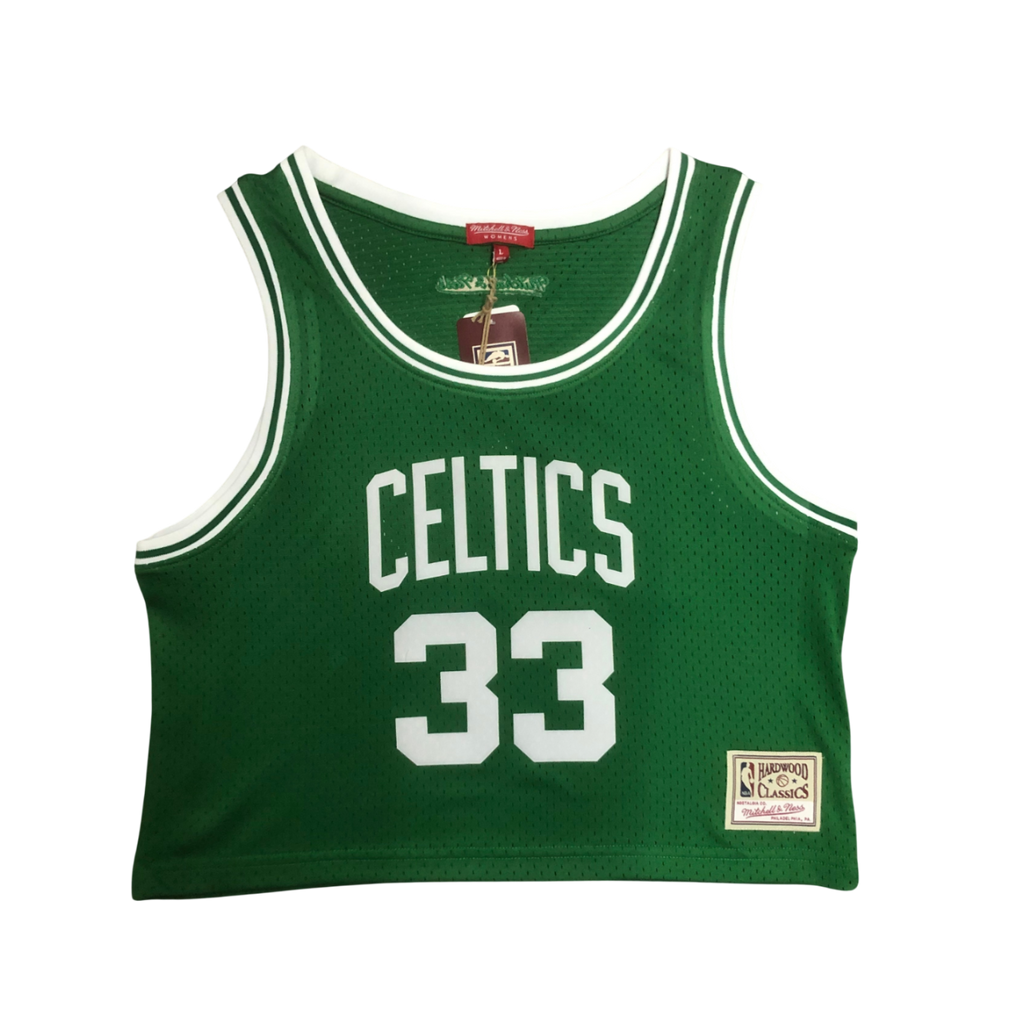 Mujeres | NBA Crop Top Boston Celtics Mitchell & Ness - Larry Bird